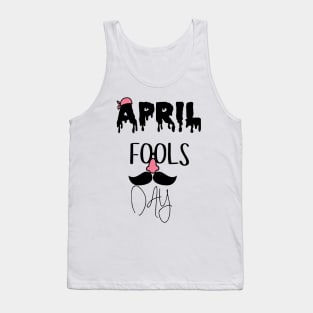 Glasses Nose Beard - Happy April Fool's Day Tank Top